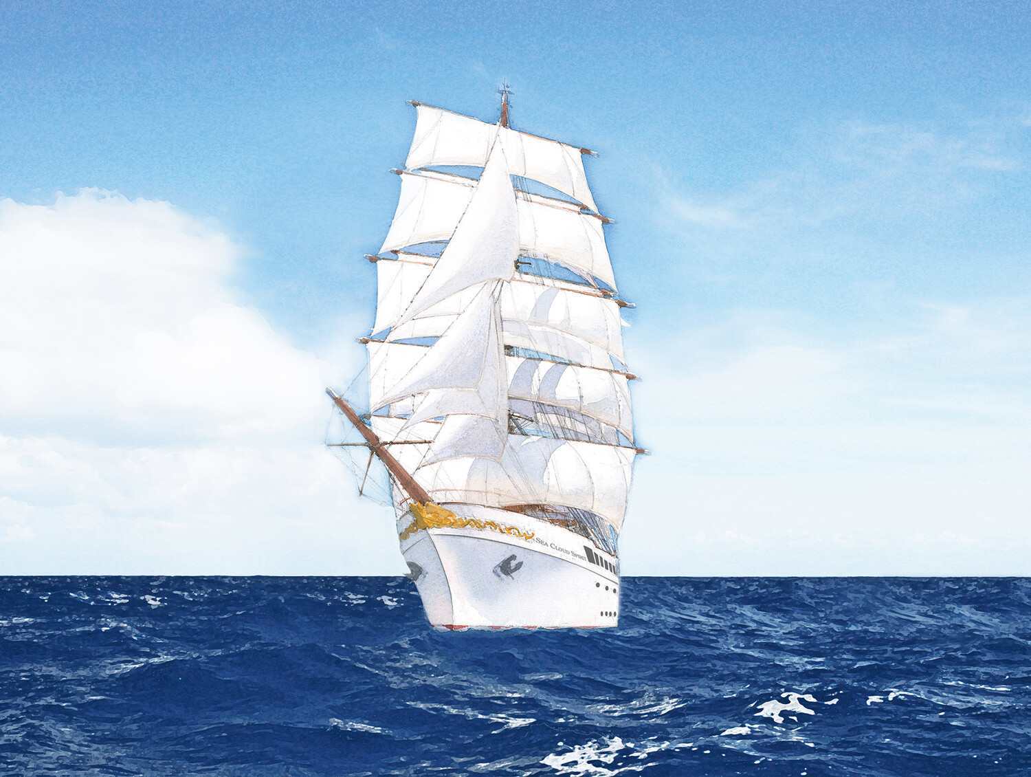Die schönste Windjammer-Yacht der Welt: Sea Cloud Spirit